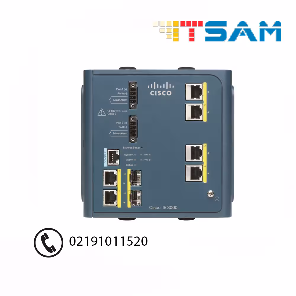 سوئیچ صنعتی سیسکو مدل IE-3000-4TC