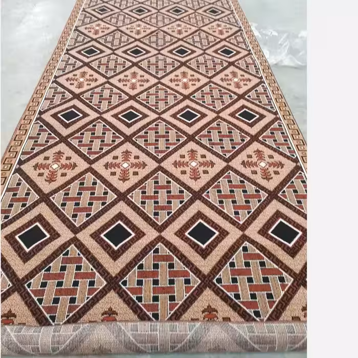 کناره گلیم ماشینی کاشان طرح حصیری عرض80در3متر(هزینه ارسال باخریداروپس کرایه میباشد)