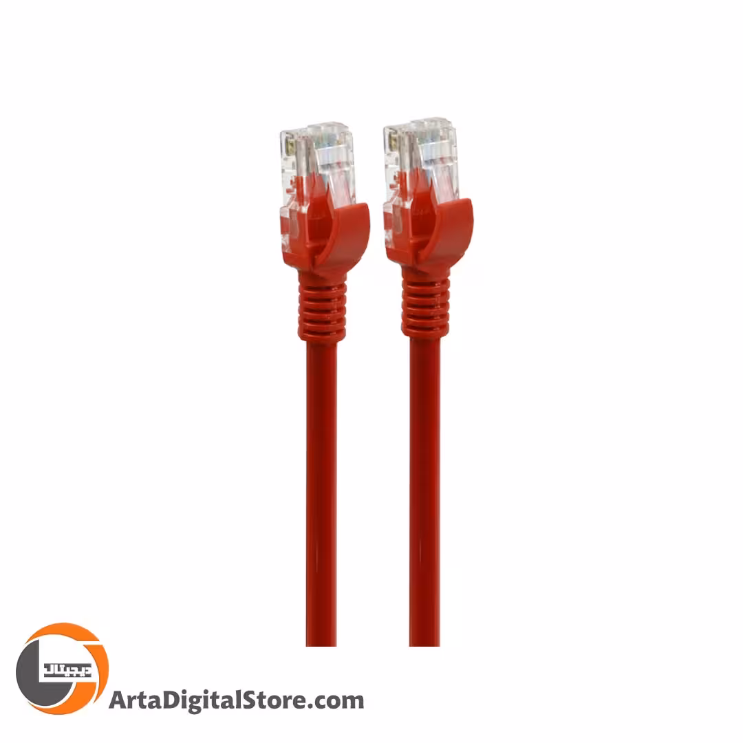 کابل شبکه Royal Cat6 RED طول 15m