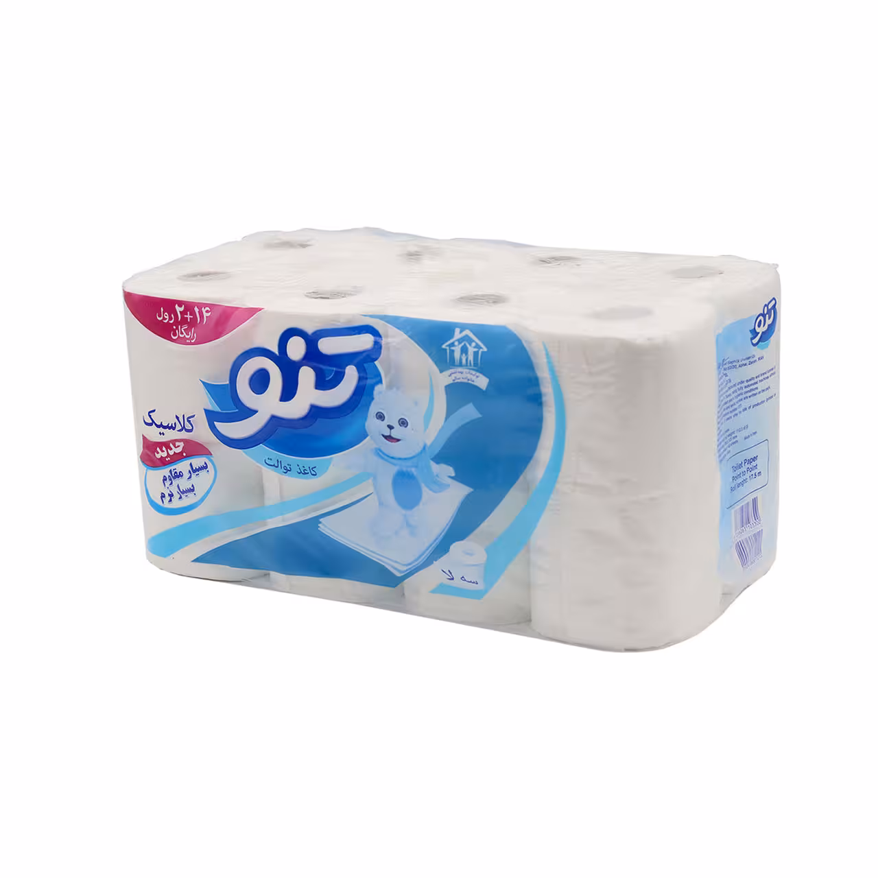 دستمال کاغذی توالت تنو 1 15 رول