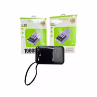 پاوربانک 10000 میلی آمپر ویکو مدل Wiccoo WP-13-رنگ: مشکی