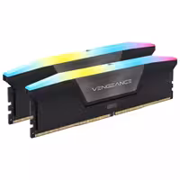 رم DDR5 دسکتاپ 32 گیگابایت 6000Mhz CL36 کورسیر مدل Vengance Black دو کاناله