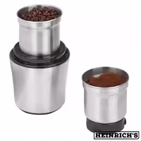 آسیاب دوقلوی هنریچ - جنس استیل-مناسب برای آسیاب انواع ادویه و آجیل و قهوه و برنج و ... با گارانتی و ضمانت اصل بودن