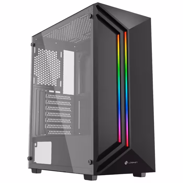 کیس کامپیوتر گیمینگ لاجی کی مدل C260B RGB
