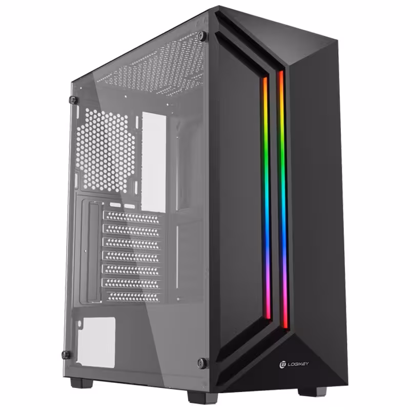 کیس کامپیوتر گیمینگ لاجی کی مدل C260B RGB