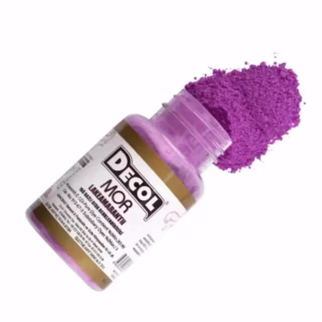 رنگ پودری بنفش دکول