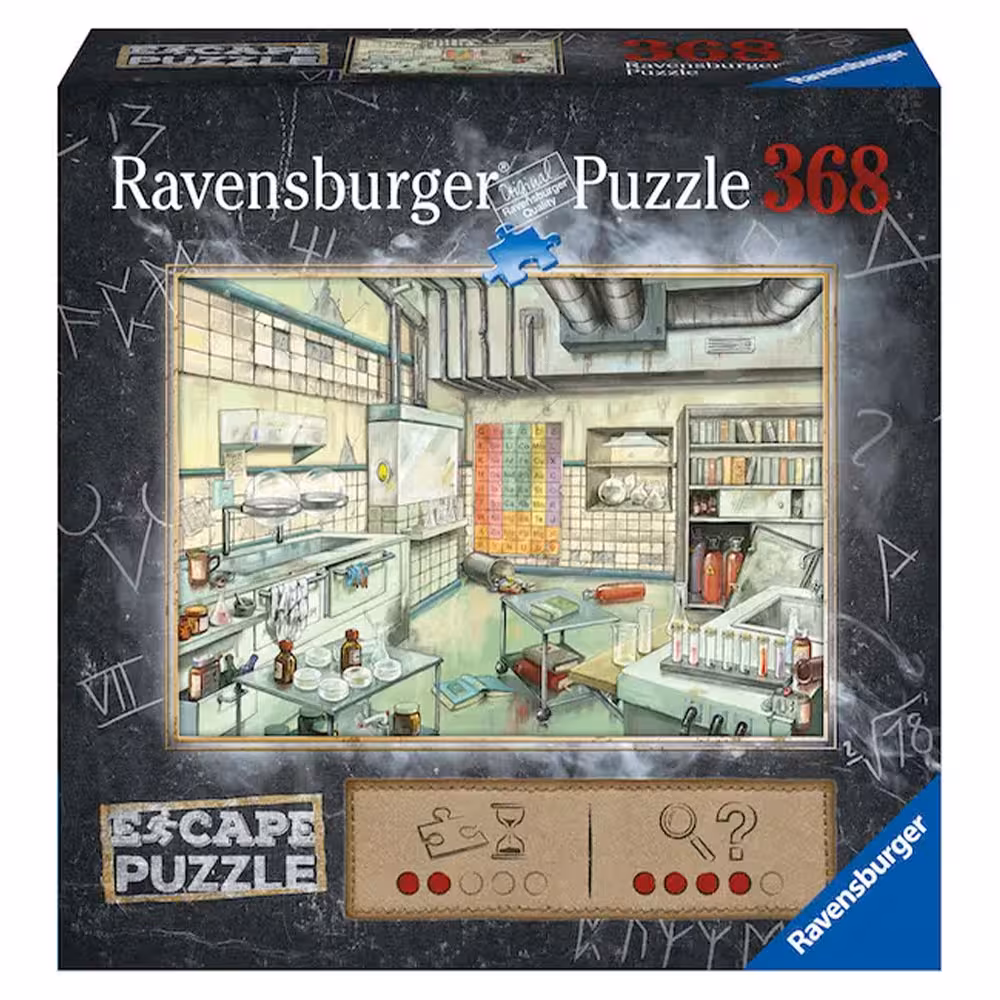 پازل معمایی 368 قطعه Ravensburger طرح آزمایشگاه