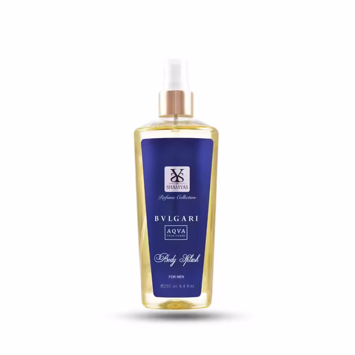بادی اسپلش مردانه شمیاس مدل Bvlgari Aqva حجم 250 میل