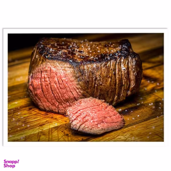 تابلو نوری بکلیت طرح استیک گوشت مدل W-14814