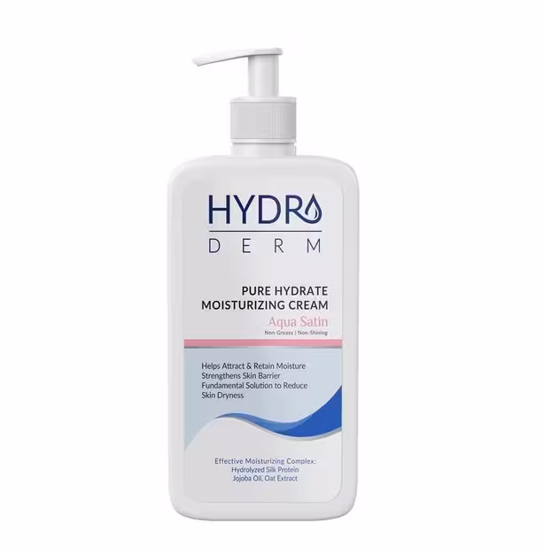 کرم مرطوب کننده دست و صورت آکوا ساتین هیدرودرم 500ml