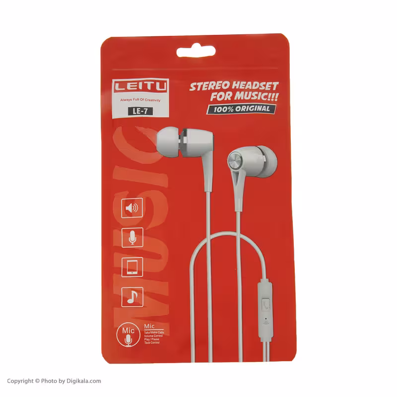 هندزفری سیمدار LEITU LE7