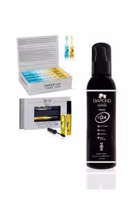 ست روغن و ماسک ضد ریزش مو و تقویت مژه و ابرو DIAMOND HAIR