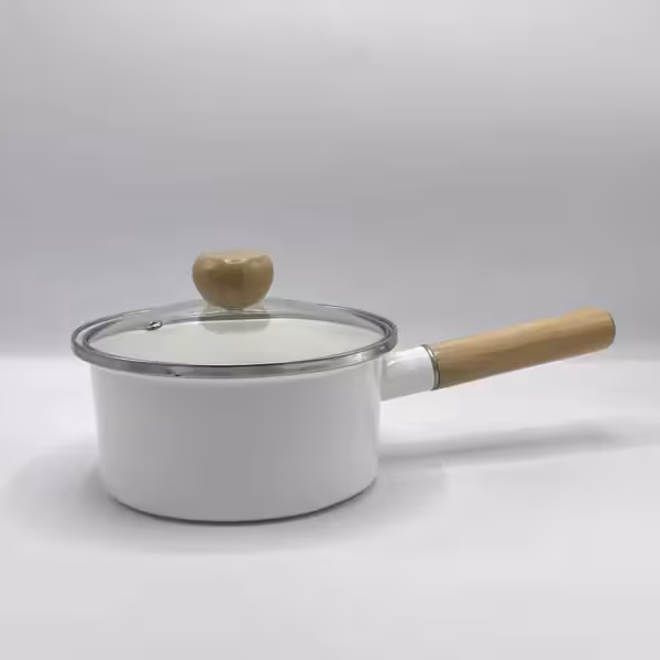شیرجوش لعابی 16 سانت سفید 332608