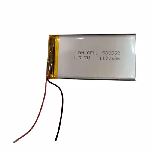 باتری لیتیوم پلیمر 3.7 ولت 1100 میلی آمپر 503562