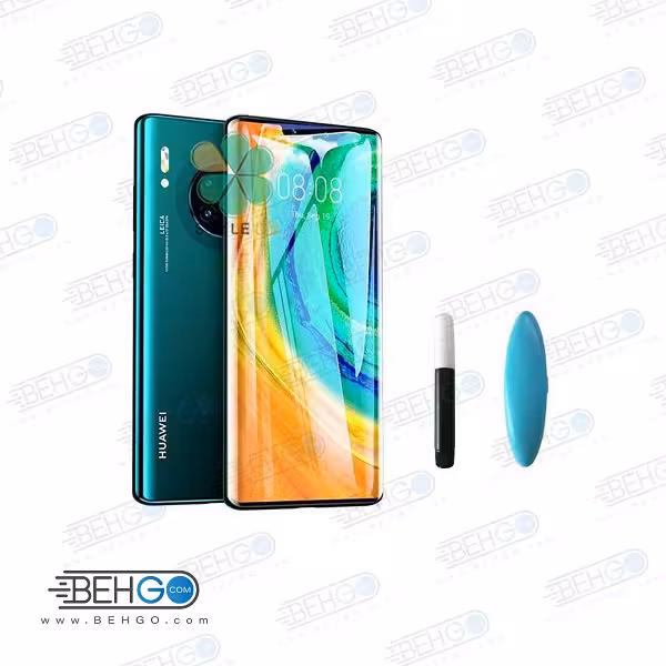 گلس گوشی هواوی میت 30پرو تمام صفحه مدل یو وی UV Nano Glass HUAWEI MATE 30 PRO