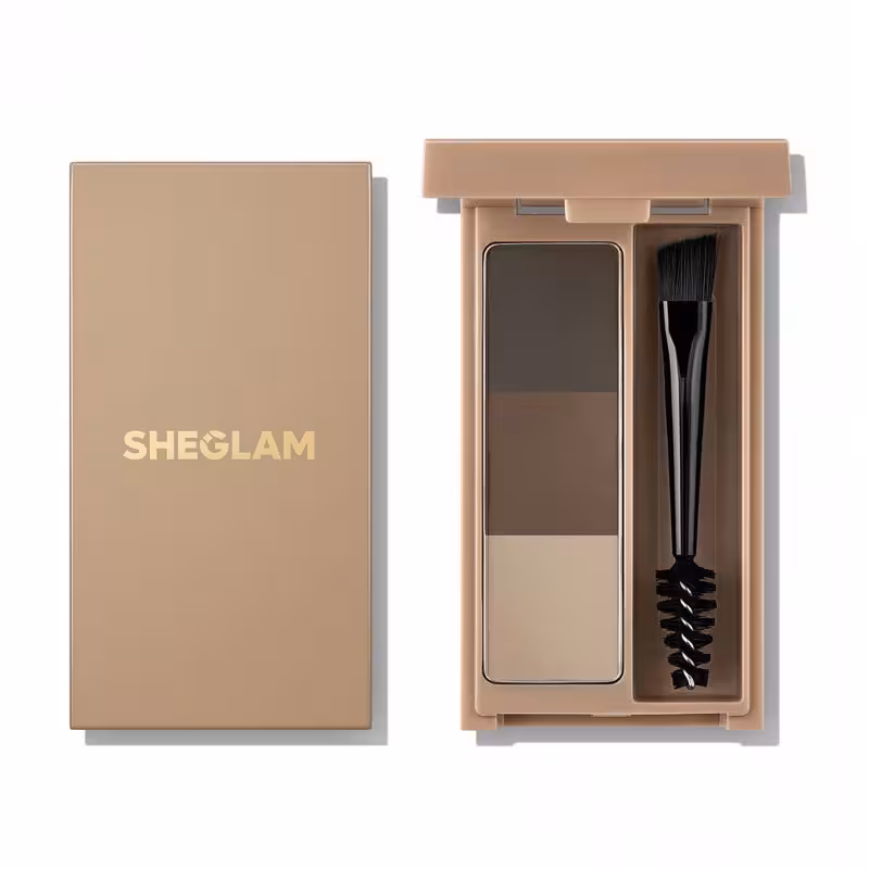 پالت رنگ ابرو فرچه دار Puff Brow Palette شیگلم Sheglam