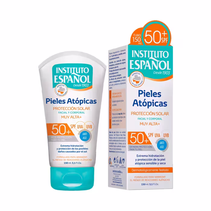 کرم ضد آفتاب پوست آتوپیک اسپانول با SPF 50 حجم 150 میل