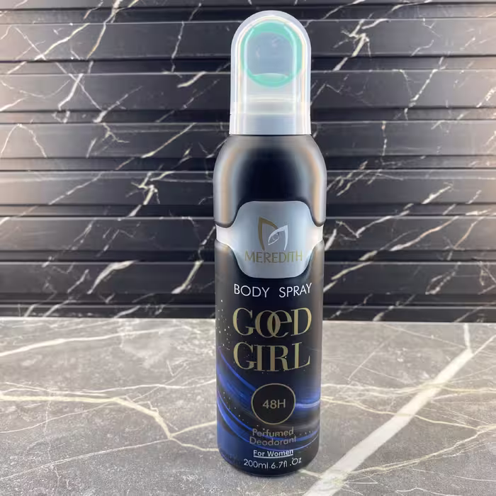 اسپری بدن مردیت زنانه مدل گودگرل | Meredith Body Spray Good Girl حجم 200 میل