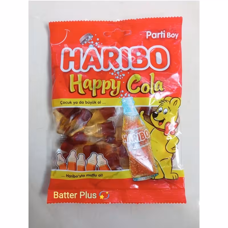 پاستیل هاریبو Haribo طرح نوشابه ای کولا بسته ی160 گرمی ترکیه | amazonchi