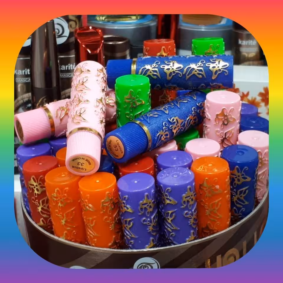 رژ لب مکه ای 24 ساعته حرارتی  ( قیمت عمده  و فقط تعداد ) 
