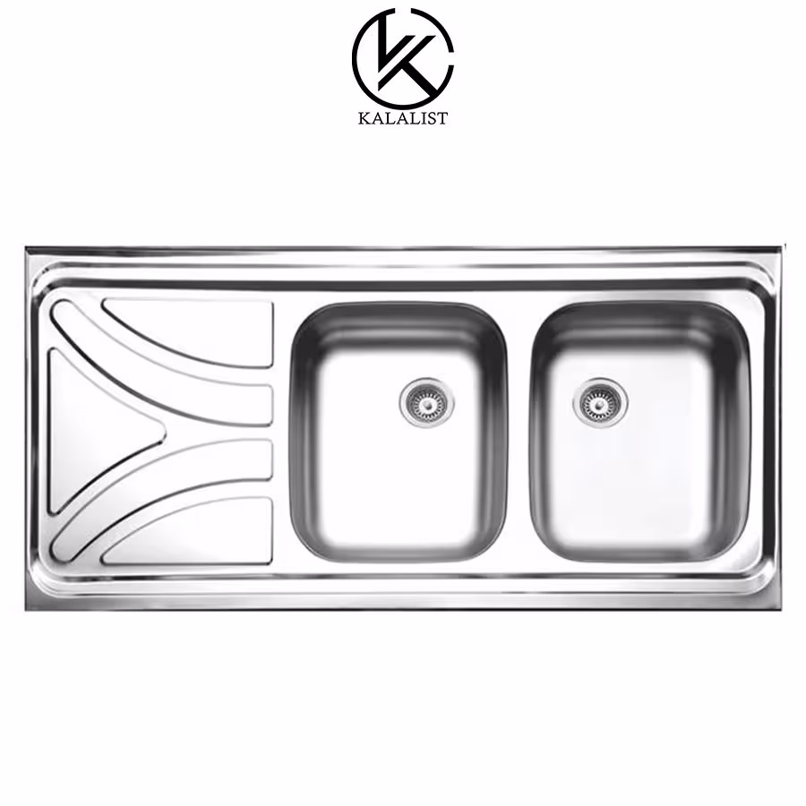 سینک ظرفشویی روکار برند نگین الماس مدل SA26