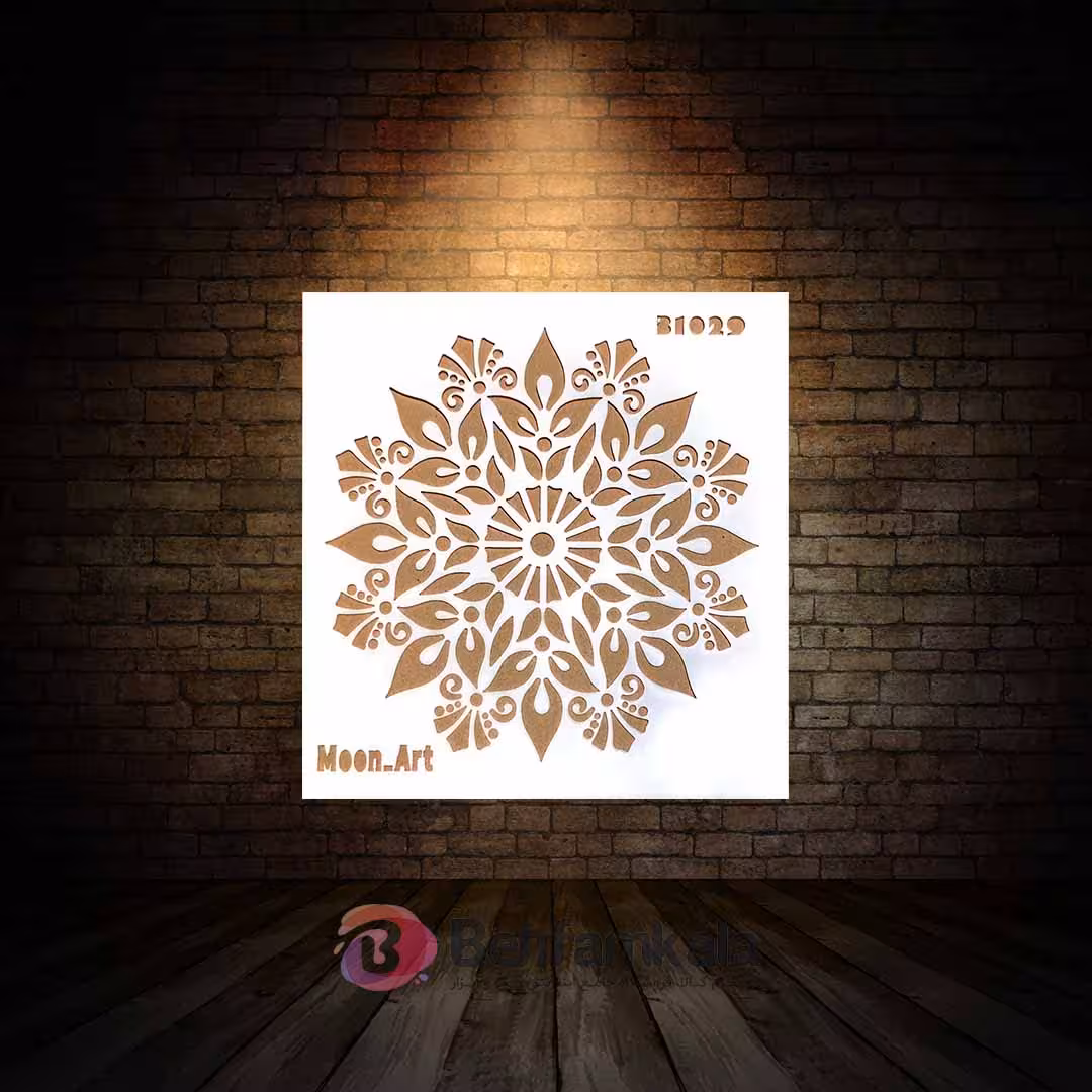شابلون استنسیل ابعاد 20*20 کد B1029