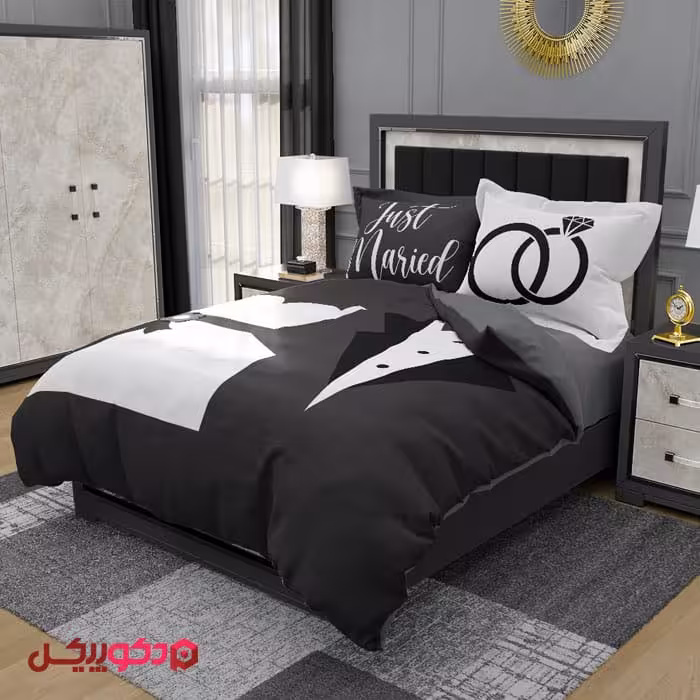 روتختی سه بعدی عروس و داماد BD476