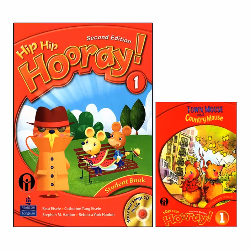 کتاب Hip Hip Hooray 1 اثر جمعی از نویسندگان انتشارات الوندپویان دو جلدی