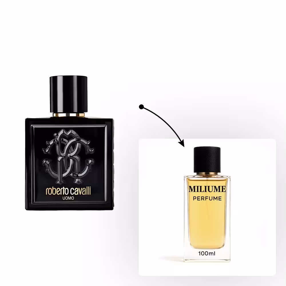 اسانس عطر Roberto Cavalli Uomo برند sfa - کد 1832 - روبرتو کاوالی اومو 100ML - میلیوم پرفیوم