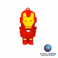 فلش مموری فانتزی دایا دیتا مرد آهنی کوچک مدلPC1044-5 ظرفیت64GB-USB2 رنگ قرمز