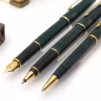 پارکر خودنویس، خودکار و روان نویس سونت سبز جنگلی گیره طلایی Parker Sonnet Forest green laquer with gold plated
