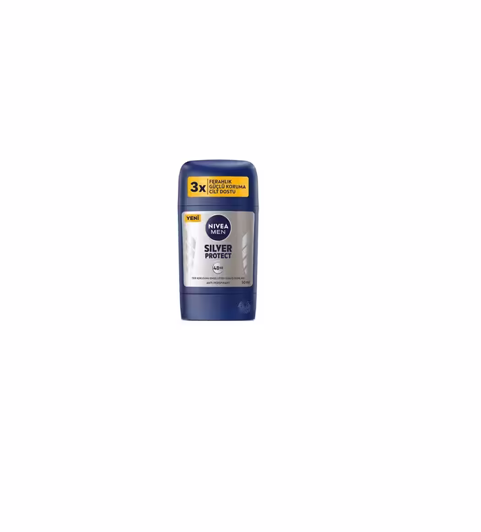 مام استیکی مردانه نیوآ NIVEA مدل SILVER PROTECT 48H حجم 50 میل