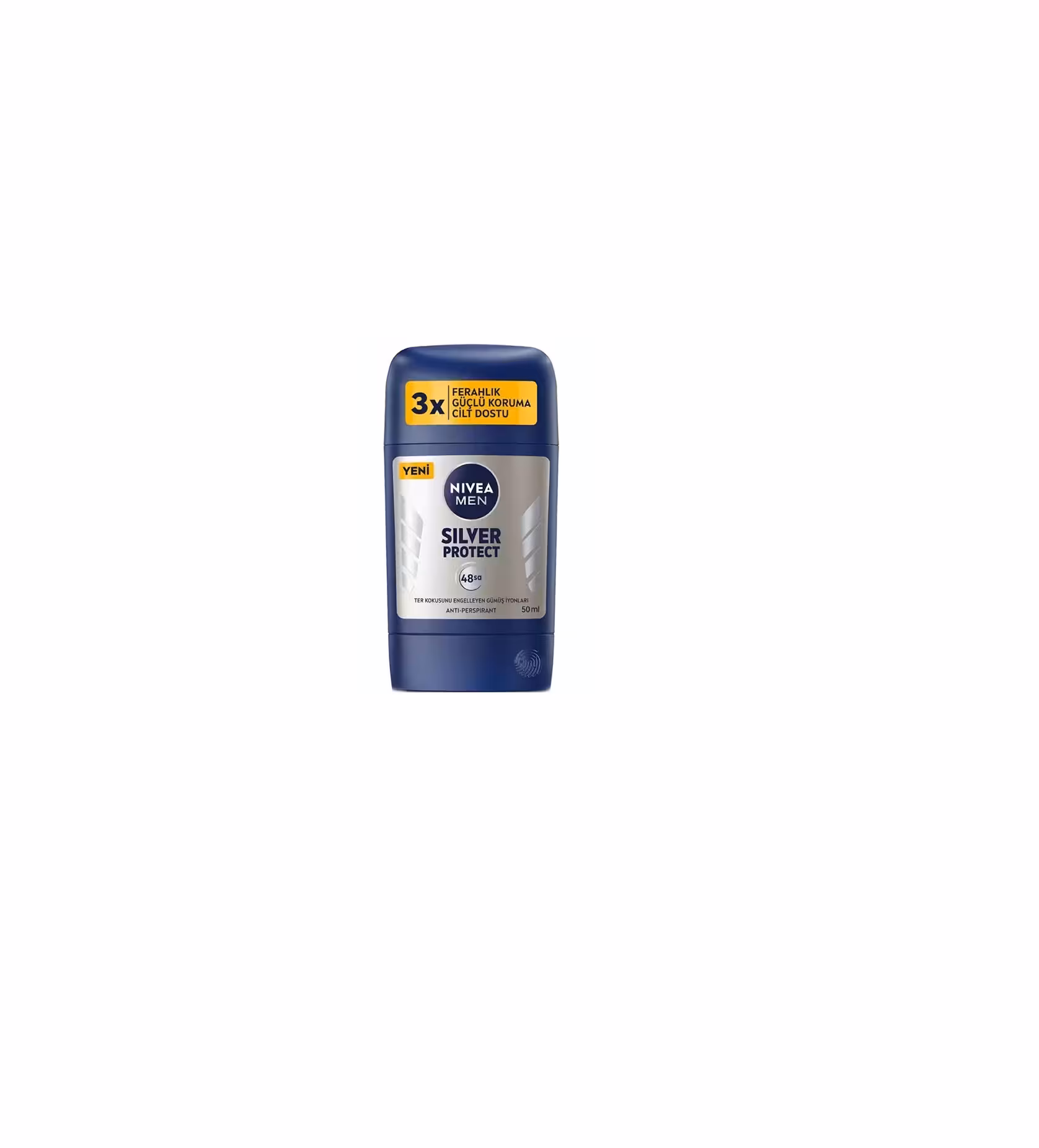 مام استیکی مردانه نیوآ NIVEA مدل SILVER PROTECT 48H حجم 50 میل