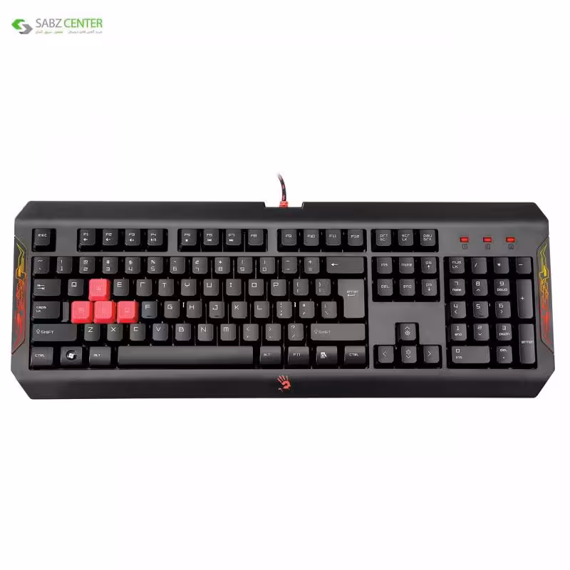 کیبورد مخصوص بازی ای فورتک Q100