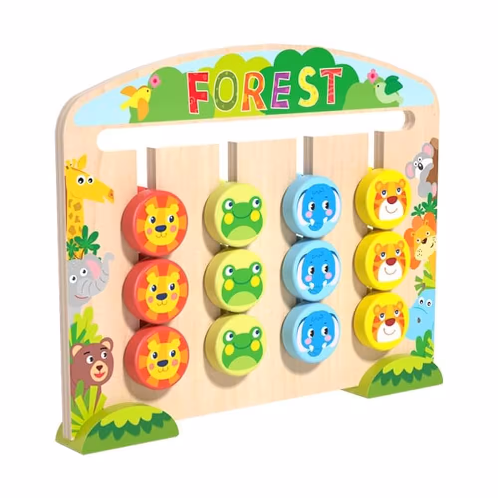 بازی متحرک چوبی حیوانات جنگل