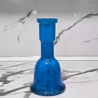 شیشه قلیان نیلی بزرگ الوان جوهری