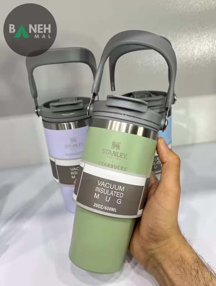 ماگ استنلی دسته دار Stanley Starbucks با ظرفیت 600 میلی‌لیتر، کد 7763/10