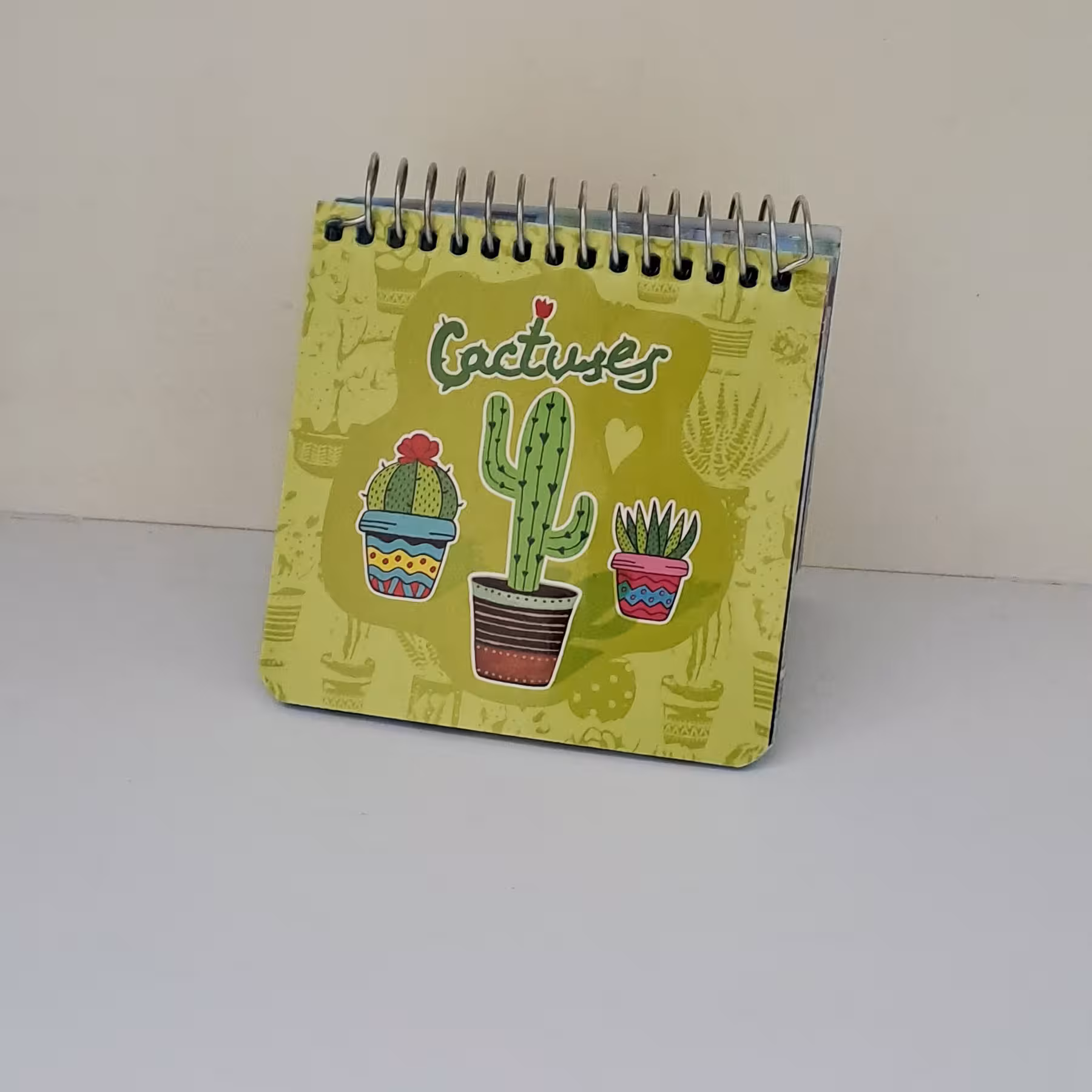دفتر چه یادداشت فانتزی طرح کاکتوس 80 برگ
