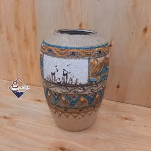گلدان قشقایی بزرگ