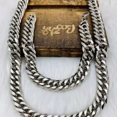 ست گردنبند و دستبند کارتیر ضخیم