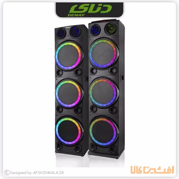 اسپیکر دنای مدل DE-DA3010DJ2 با پنل دیجی (160 وات RMS)
