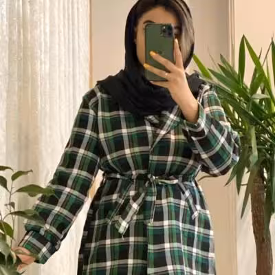 مانتو کتی چهارخونه