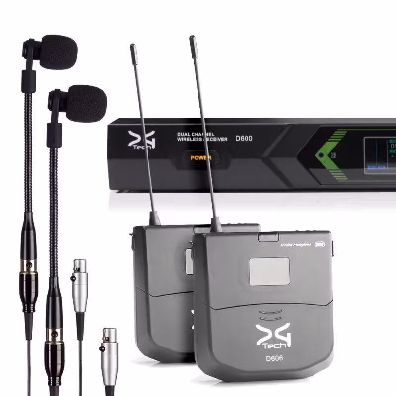 میکروفن بی سیم دو کانال ساز بادی دیجی تک D6066i DG Tech D6066i