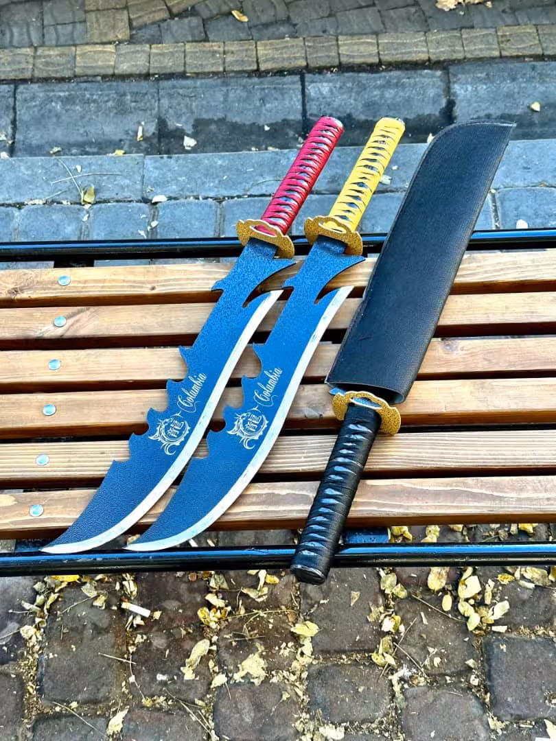 بامبو لینچان 60 سانت تیغه مشکی بهمراه غلاف