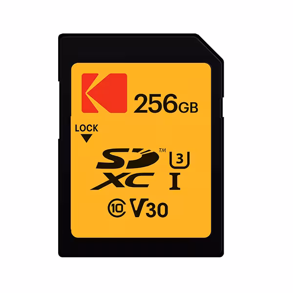 کارت حافظه کداک SD با ظرفیت 256 گیگابایت مدل V30 A1 کلاس 10