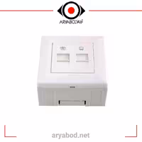 فیس پلیت دو پورت لن سن Lansan Faceplate 2 Ports