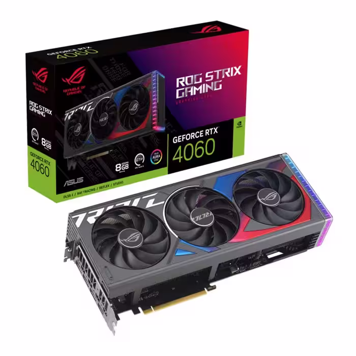 کارت گرافیک ایسوس ROG Strix GeForce RTX 4060 Edition 8GB GDDR6