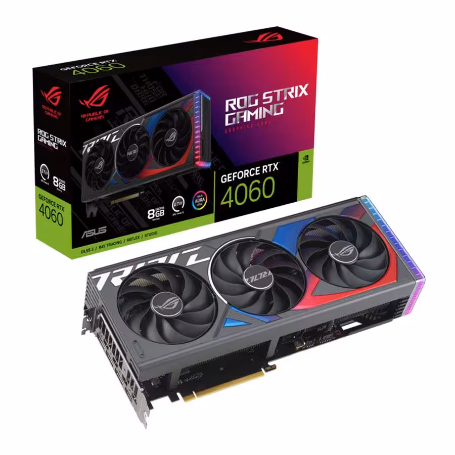 کارت گرافیک ایسوس ROG Strix GeForce RTX 4060 Edition 8GB GDDR6