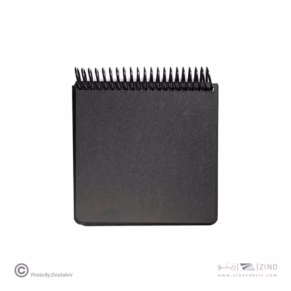 دفتر80برگ کاغذ مشکی(بی خط)140*140سیمی جلد سخت لانگو کدBN-405