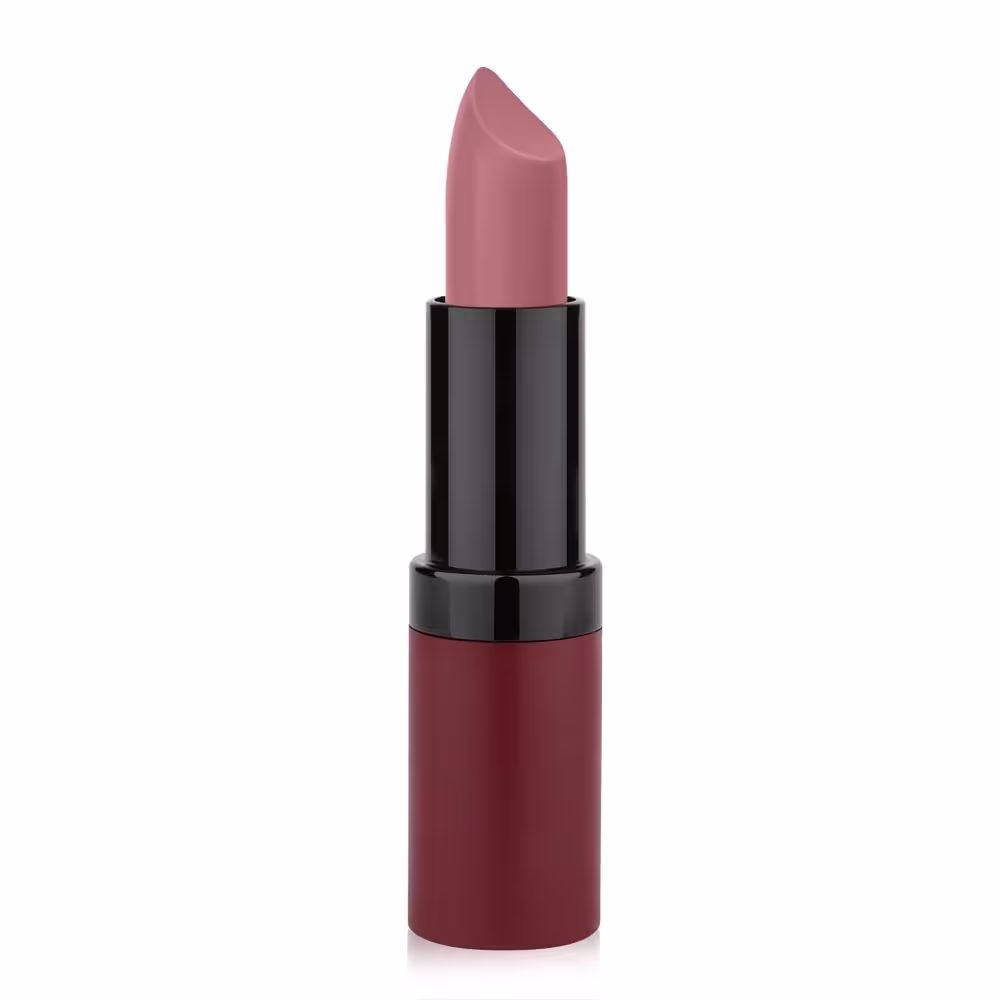 رژ لب جامد مات گلدن رز مدل Velvet Matte شماره 02